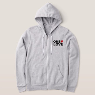 Sweat - shirt à capuche du logo OneLove
