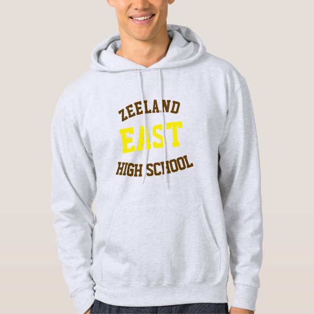 Sweat - shirt à capuche du lycée de Zeeland Est (Devant)