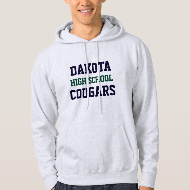 Sweat - shirt à capuche du lycée du Dakota (Devant)