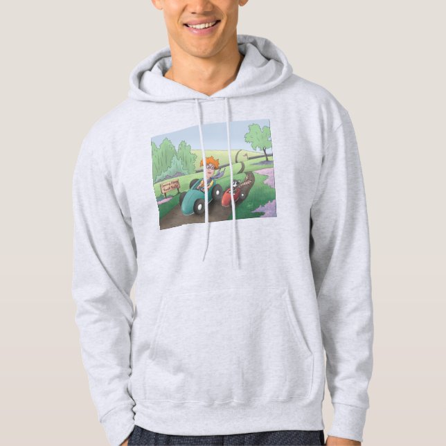 Sweat - shirt à capuche du rallye de Cat Lady Road (Devant)