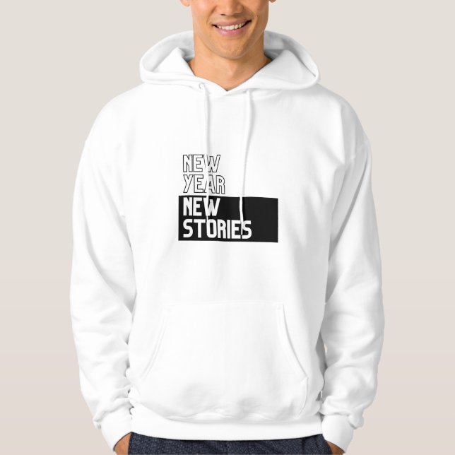 Sweat - shirt à capuche du réveillon du Nouvel An  (Devant)