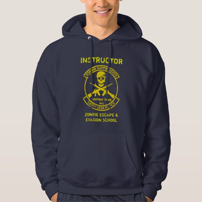 Sweat - shirt à capuche du zombi E&E du (Devant)