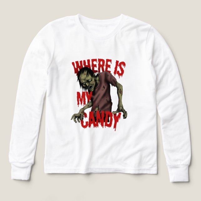 Sweat - shirt à capuche éffrayant d'Halloween - Fa (Motif recto)