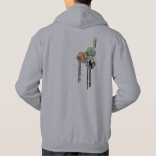 Sweat - shirt à capuche en forme d'homme avec log
