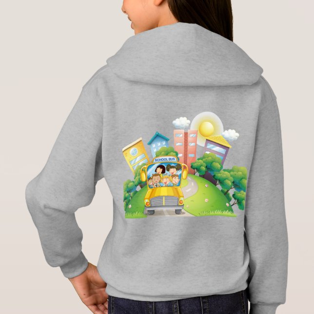 sweat - shirt à capuche enfant (Dos)