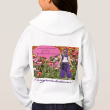 sweat - shirt à capuche enfants. Félicitations. oc