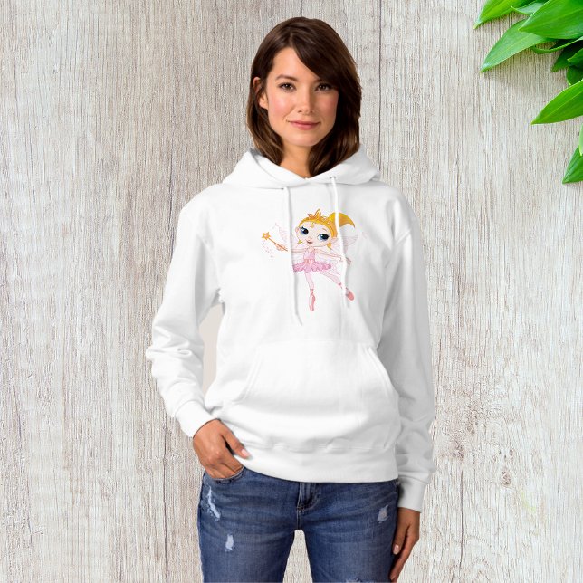 Sweat - shirt à capuche Fairy Ballerina femmes (Créateur téléchargé)