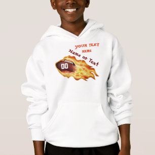 Sweat - shirt à capuche flamboyant personnalisé