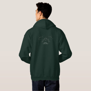 Sweat - shirt à capuche foncé de l'angle de basc