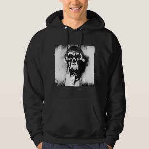 Sweat - shirt à capuche graphique abstrait de