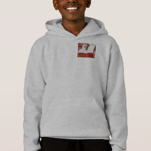 Sweat - shirt à capuche graphique rouge "Prenez la