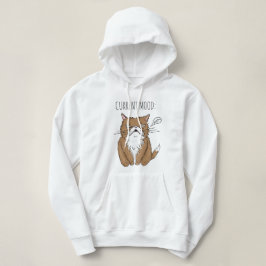 Sweat - shirt à capuche grincheux drôle de dessin