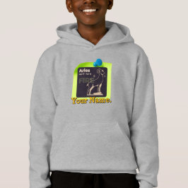 Sweat - shirt à capuche HK01 #PinnedMyZodiac ! Ari