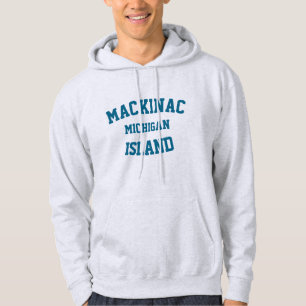 Sweat - shirt à capuche imprimé de Mackinac Island