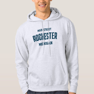 Sweat - shirt à capuche imprimé Rochester Michigan
