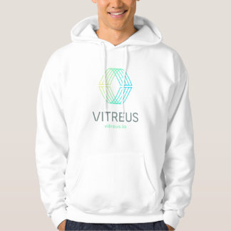 SWEAT - SHIRT À CAPUCHE imprimé VITREUS | BLANC
