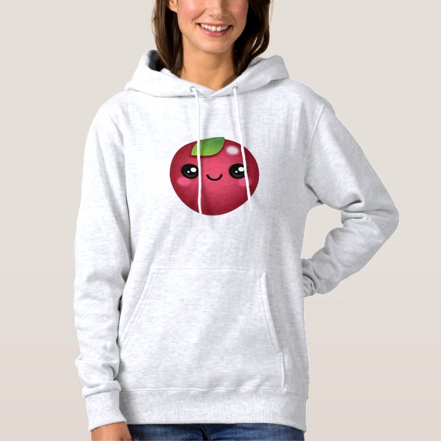 Sweat - shirt à capuche Kawaii Cranberry (Devant)