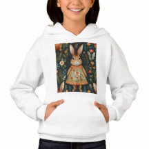 Sweat - shirt à capuche magique Bunny Springtime
