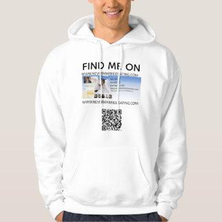 Sweat - shirt à capuche Me Trouve Sur La Rencontre