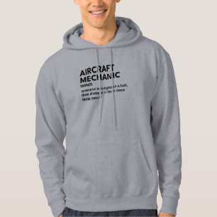 Sweat - shirt à capuche mécanicien d'aéronef - Hum