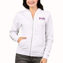 Sweat - shirt à capuche Motif de l'armée rose Maui