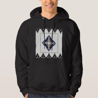 Sweat - shirt à capuche Motif géométrique