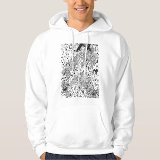 Sweat - shirt à capuche motif imprimé à l'écran