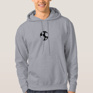 Sweat - shirt à capuche naturel noir de nouvelles