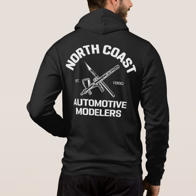 Sweat - shirt à capuche NCAM Cross Zipup (Dos)