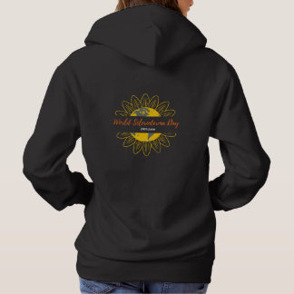 Sweat - shirt à capuche noir féminin - Journée mon