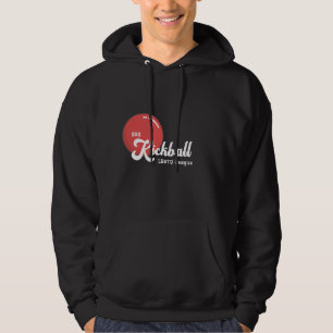 SWEAT - SHIRT À CAPUCHE noir SRQ Kickball masculin