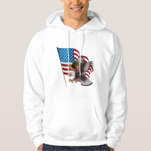 Sweat - shirt à capuche patriotique masculin