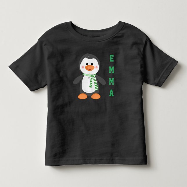 Sweat - shirt à capuche personnalisé de pingouin (Devant)
