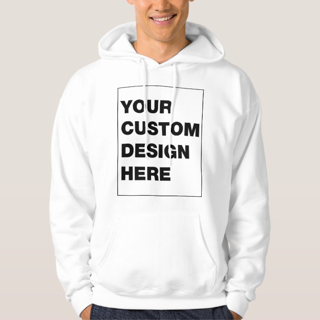 Sweat - shirt à capuche personnalisé pour hommes (Devant)