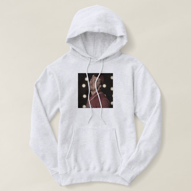 Sweat - shirt à capuche photo de la cendre féminin (Design devant)