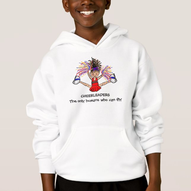 Sweat - shirt à capuche pom-pom girl (Devant)