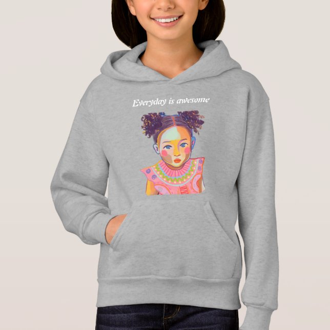 Sweat - shirt à capuche pour enfants (Devant)