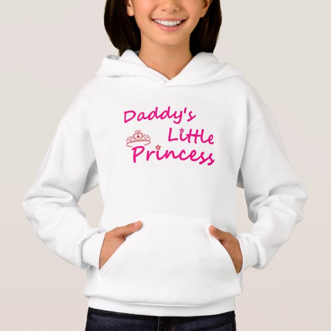 Sweat - shirt à capuche pour la princesse du papa (Devant)