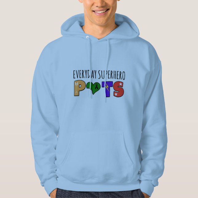 Sweat - shirt à capuche quotidien de super héros (Devant)