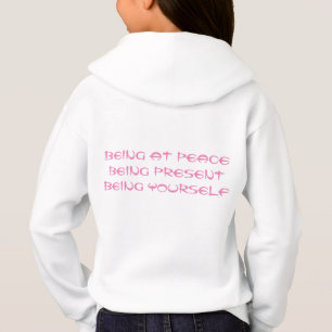 Sweat - shirt à capuche Rose de la paix