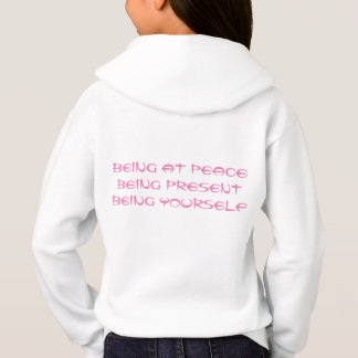 Sweat - shirt à capuche Rose de la paix