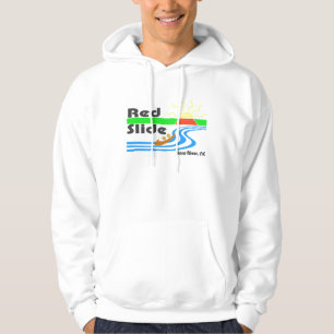 Sweat - shirt à capuche rouge de glissière