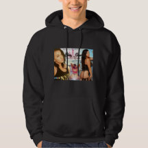 Sweat - shirt à capuche sinueux de dénoyauteur