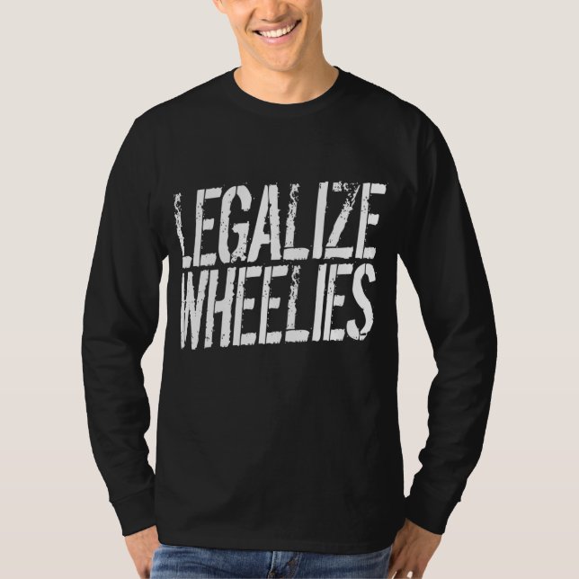 Sweat - shirt à capuche Stunt Wheelie Motorbike Ca (Devant)