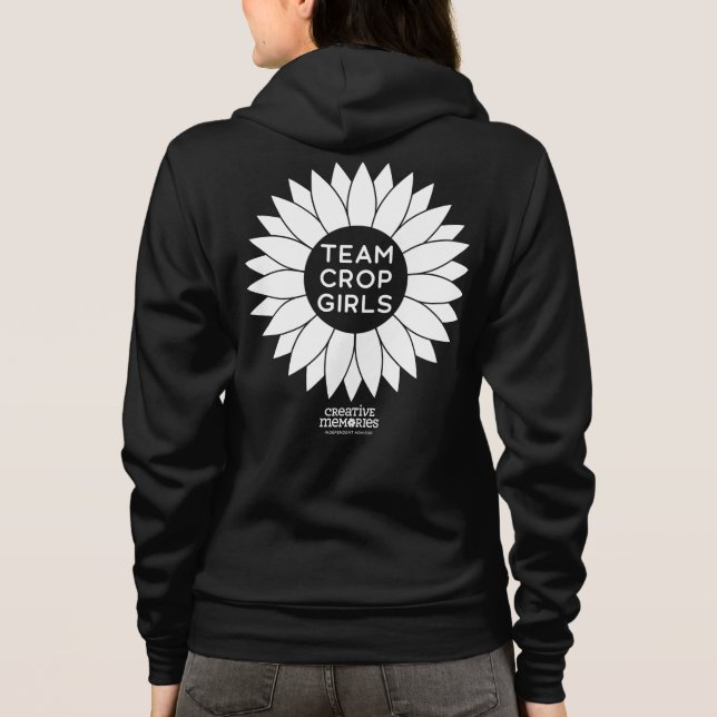 Sweat - shirt à capuche Team Crop Girls (Dos)