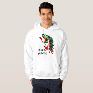 Sweat - shirt à capuche traditionnel blanc de