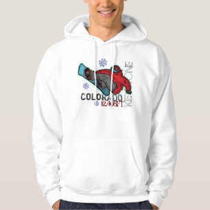 Sweat - shirt à capuche trapézoïdal de surfeur 