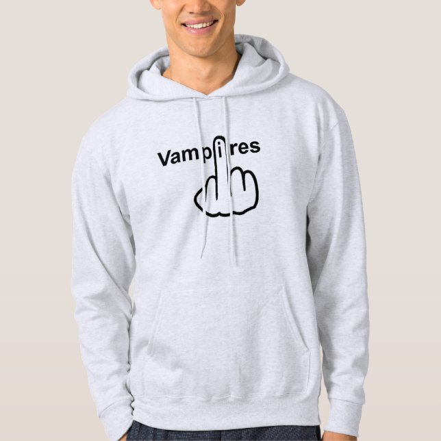 Sweat - shirt à capuche Vampires Flip (Devant)