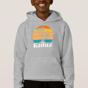 Sweat - shirt à capuche Vintage Kailua Retro