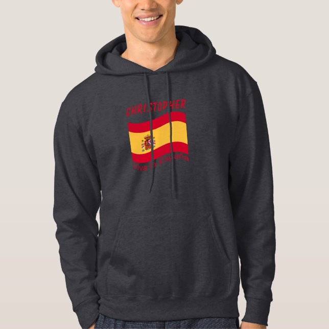 Sweat - shirt à capuche Viva la España (Espagne) (Devant)